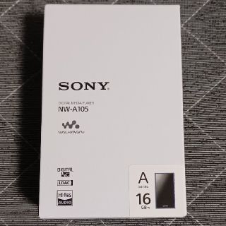 ウォークマン(WALKMAN)のSONY NW-A105 ブルー  16GB(ポータブルプレーヤー)