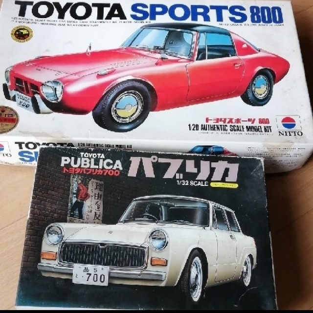 トヨタ(トヨタ)のトヨタスポーツ800  プラモデル　新品未使用 エンタメ/ホビーのおもちゃ/ぬいぐるみ(模型/プラモデル)の商品写真