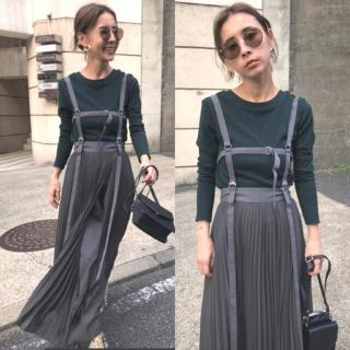 アメリヴィンテージ(Ameri VINTAGE)のAmeri vintage  HARNESS SUSPENDER SKIRT(ロングスカート)