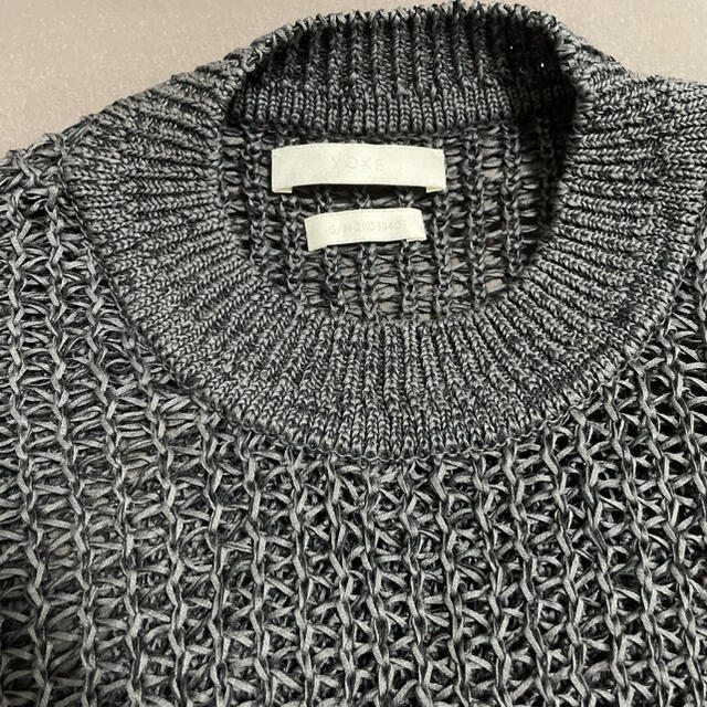 SUNSEA(サンシー)のyoke LARGE MESHED CREW NECK RIB KNIT値下げ中 メンズのトップス(ニット/セーター)の商品写真