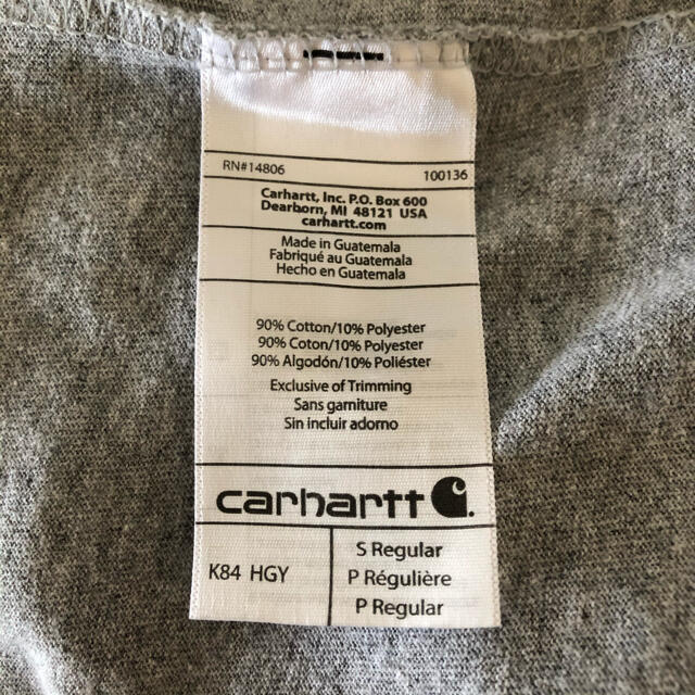 carhartt(カーハート)のCarhartt カーハート Tシャツ ビックシルエット ヘンリーネック メンズのトップス(Tシャツ/カットソー(半袖/袖なし))の商品写真