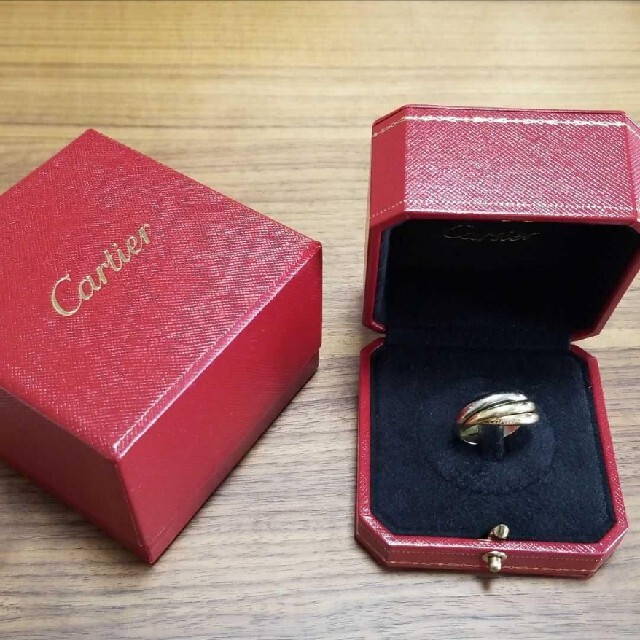 Cartier(カルティエ)の【保証書付】カルティエ　トリニティリング　#59 レディースのアクセサリー(リング(指輪))の商品写真