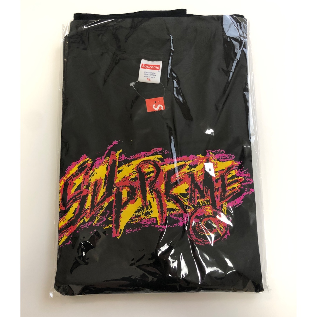 【黒XL】scratch Tee  SUPREME