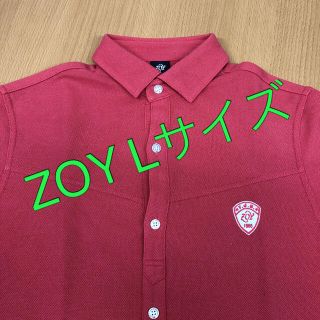 ゾーイ(ZOY)のZOY ポロシャツ　オレンジ　Lサイズ(ウエア)