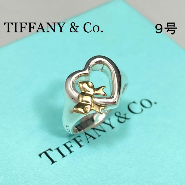 Tiffany & Co. - 新品仕上 ティファニー ハート リボン リング 指輪 ...