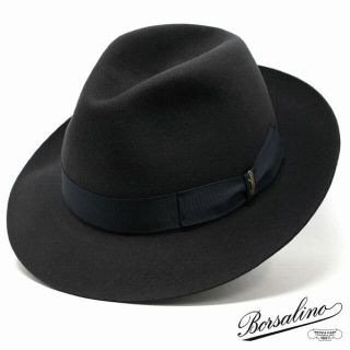 Borsalino ボルサリーノ BOWLER HAT BS478 ボーラーハット ブラック