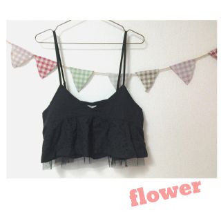 フラワー(flower)のflower レースcami(キャミソール)