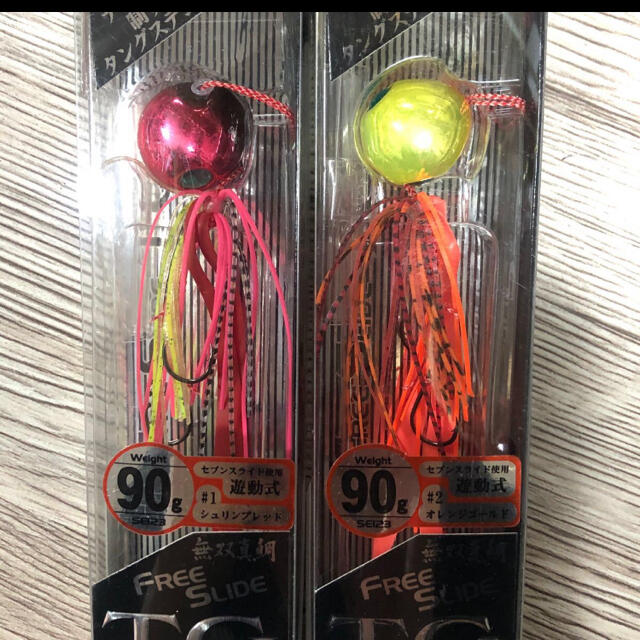 ハヤブサ 無双真鯛  フリースライド TGヘッド コンプリートモデル  90g  スポーツ/アウトドアのフィッシング(ルアー用品)の商品写真