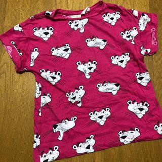 ザラキッズ(ZARA KIDS)の未使用　ピンクパンサーTシャツ(Tシャツ/カットソー)