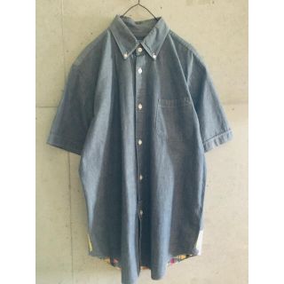 ジュンヤワタナベコムデギャルソン(JUNYA WATANABE COMME des GARCONS)の【★美品】ジュンヤワタナベ コムデギャルソン ドッキング シャツ 予備ボタン付 (シャツ)