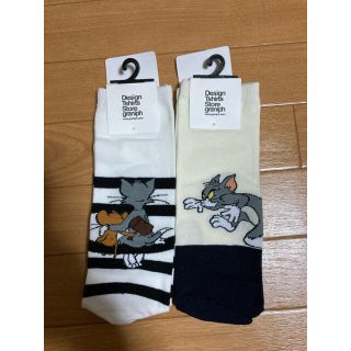 グラニフ(Design Tshirts Store graniph)のグラニフ　トムとジェリー　ソックス　2種類セット(ソックス)