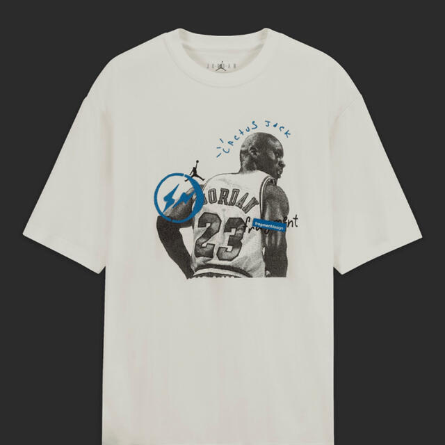 即完売！jordan travis Scott Fragment tシャツxl