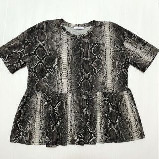 ザラ(ZARA)のZARA Tシャツ　パイソン(Tシャツ(半袖/袖なし))