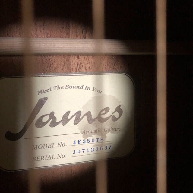 James(ジェームス)のJames JF350TSアコースティックギター 楽器のギター(アコースティックギター)の商品写真
