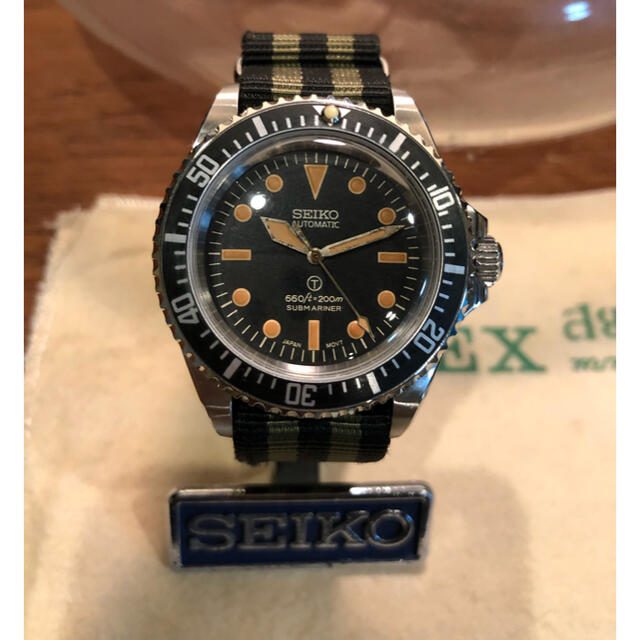 SEIKO(セイコー)のセイコーNH35 ムーブメントサブマリーナタイプ カスタム  メンズの時計(腕時計(アナログ))の商品写真