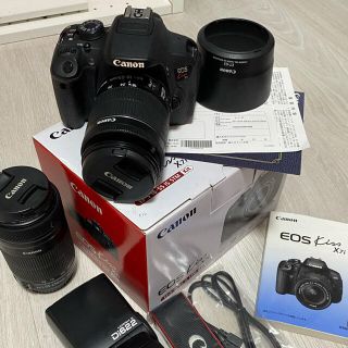 キヤノン(Canon)のCanon EOSkiss x7i 一眼レフカメラ ストロボ付き(デジタル一眼)