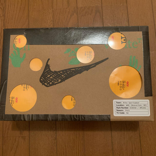 NIKE off-white DUNK LOW lot20 27.0cm