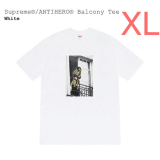 シュプリーム(Supreme)の【白XL】Anti Hero Balcony Tee(Tシャツ/カットソー(半袖/袖なし))