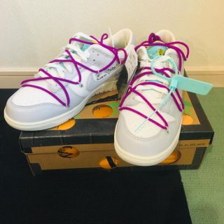 ナイキ(NIKE)の◆ OFF-WHITE ×NIKE DUNK LOW 21 ナイキ ダンク ◆(スニーカー)