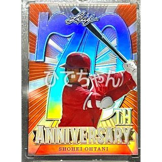 5枚限定 2018 Leaf 70TH 大谷翔平 オレンジ(記念品/関連グッズ)