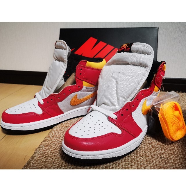 NIKE(ナイキ)のAIR JORDAN1 HIGHLIGHT FUSION RED 26.5 メンズの靴/シューズ(スニーカー)の商品写真