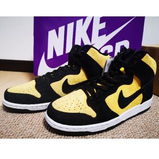 ナイキ(NIKE)のSB DUNK HIGHMAIZE AND BLACK　26.5cm　新品(スニーカー)