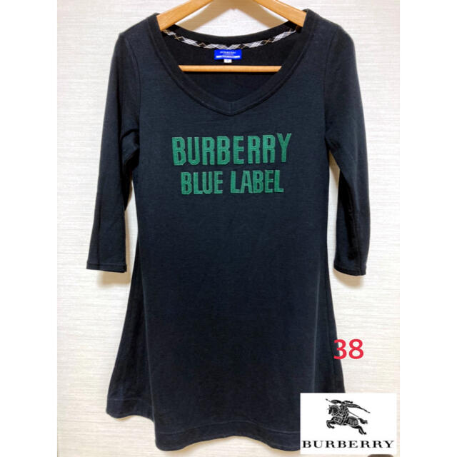 BURBERRY BLUE LABEL(バーバリーブルーレーベル)のバーバリーブルーレーベル  ワンピ レディースのトップス(Tシャツ(長袖/七分))の商品写真