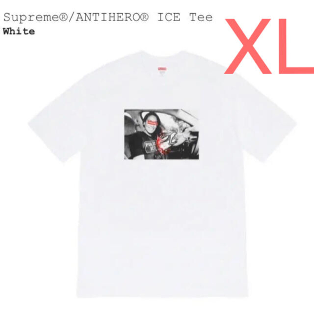 Supreme / ANTIHERO Dog Tee 白 ホワイト XLボックスロゴ