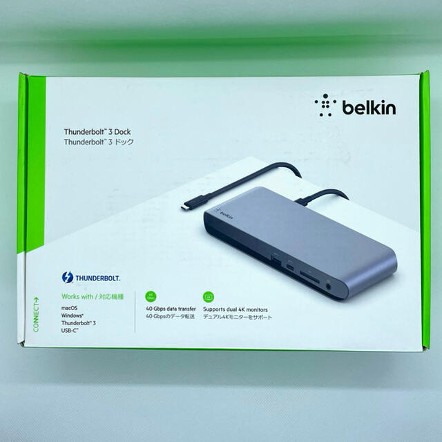 Belkin ドッキングステーション ハブ USB-C Thunderbolt3