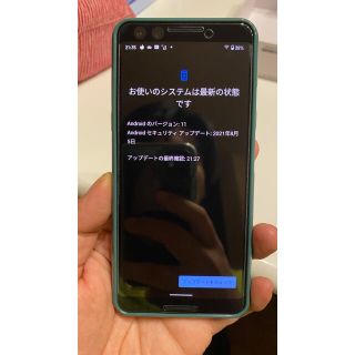 グーグルピクセル(Google Pixel)の中古 Pixel3 Clearly White 64G SIMフリー版(スマートフォン本体)