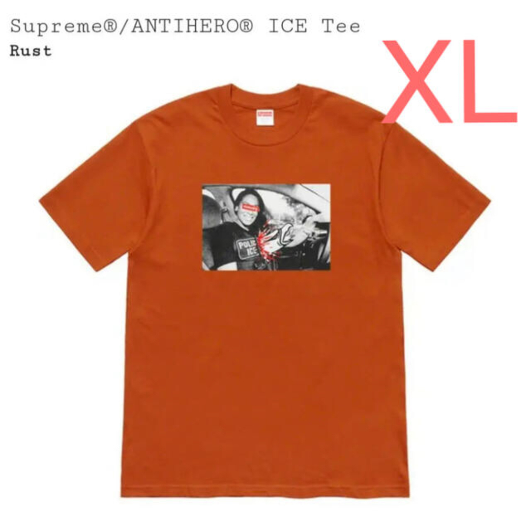 Supreme(シュプリーム)の【Rust XL】Anti Hero ICE Tee  SUPREME  メンズのトップス(Tシャツ/カットソー(半袖/袖なし))の商品写真