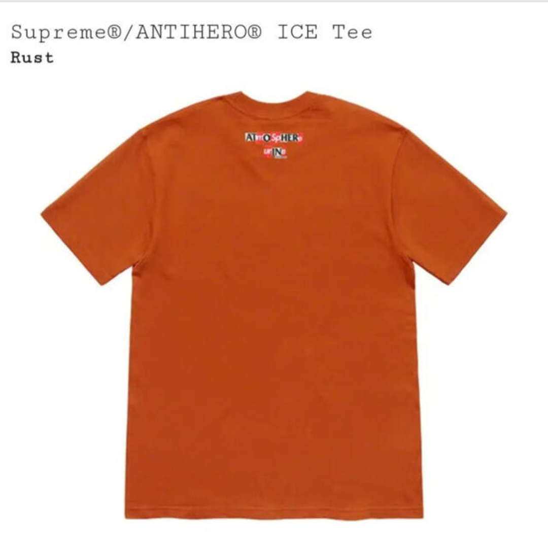 Supreme(シュプリーム)の【Rust XL】Anti Hero ICE Tee  SUPREME  メンズのトップス(Tシャツ/カットソー(半袖/袖なし))の商品写真