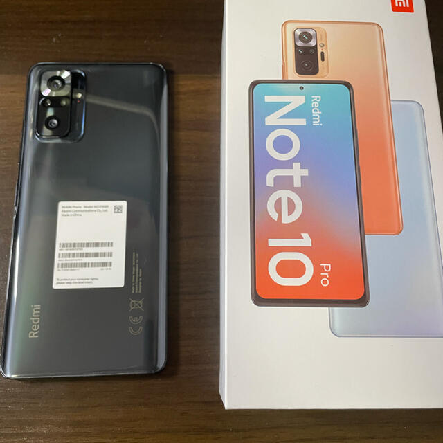 楽天モバイル Redmi Note 10 Pro 6GB/128GB オニキスグレー