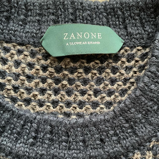 ZANONE(ザノーネ)のZANONE セーター ウール55%アルパカ45% 46 beamsf購入品 メンズのトップス(ニット/セーター)の商品写真