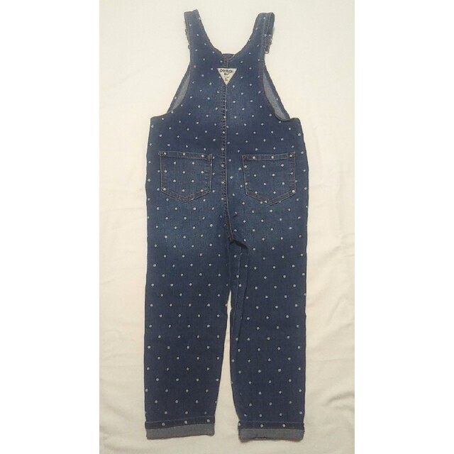 OshKosh(オシュコシュ)のかほmama様専用 OSHKOSH*サロペットパンツ(Dot/Denim) 5T キッズ/ベビー/マタニティのキッズ服女の子用(90cm~)(パンツ/スパッツ)の商品写真