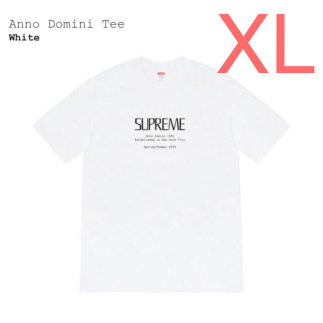 白XL】Anno Domini Tee SUPREME - Tシャツ/カットソー(半袖/袖なし)