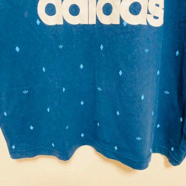 adidas(アディダス)のadidas Tシャツ　総柄　ビッグロゴ　トレフォイルロゴ メンズのトップス(Tシャツ/カットソー(半袖/袖なし))の商品写真