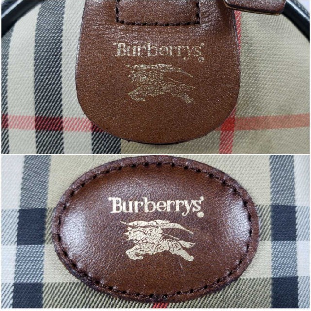 BURBERRY(バーバリー)の美品 バーバリー ミニボストンバッグ シャドーホース ノバチェック レディースのバッグ(ハンドバッグ)の商品写真