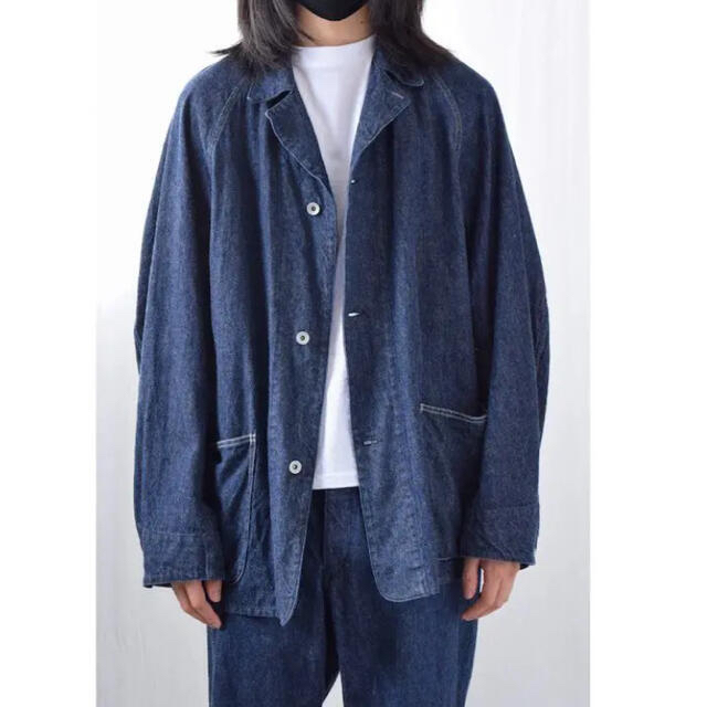 sacai(サカイ)のcomoli デニムワークジャケット メンズのジャケット/アウター(Gジャン/デニムジャケット)の商品写真