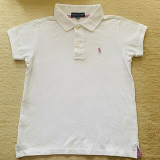 ラルフローレン(Ralph Lauren)のラルフローレン ポロシャツ 140cm ホワイト(Tシャツ/カットソー)