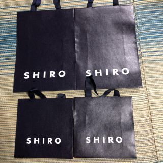 シロ(shiro)のSHIROショップ袋４枚(ショップ袋)