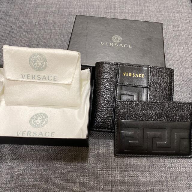 VERSACE(ヴェルサーチ)の期間限定価格　versace 折り財布　カードケース　セット メンズのファッション小物(折り財布)の商品写真