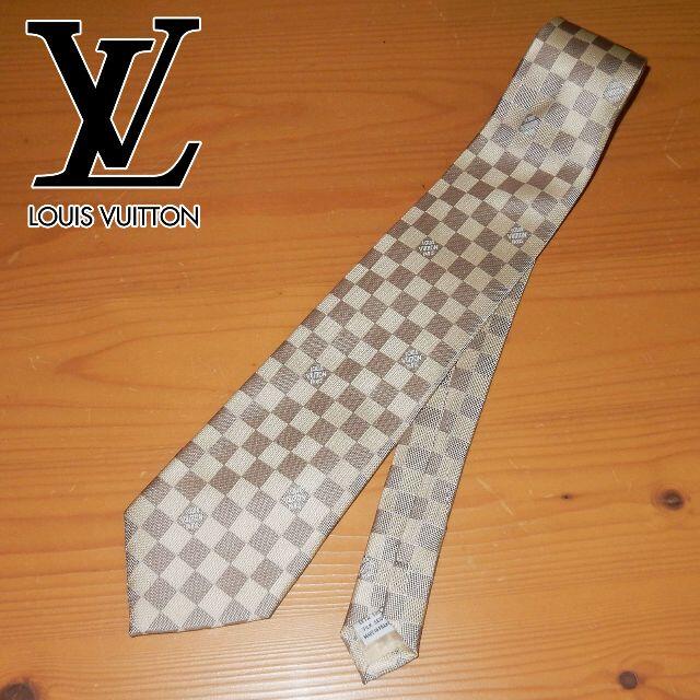 Louis Vuitton｜ルイヴィトン　シルクネクタイ　ダミエ