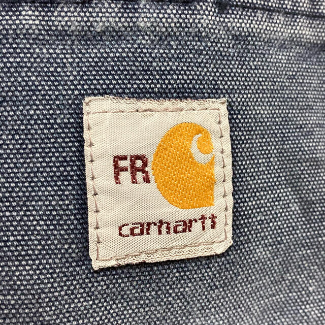 carhartt(カーハート)のメキシコ製 Carhartt ペインターパンツ 刺繍ロゴ ダック地 ネイビー メンズのパンツ(ペインターパンツ)の商品写真