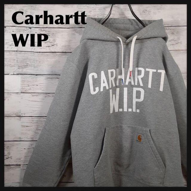 【即完モデル‼︎】Carhartt WIP◎カレッジロゴ 灰 パーカー