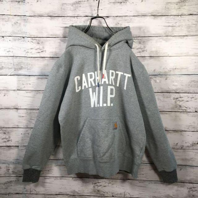 carhartt(カーハート)の【即完モデル‼︎】Carhartt WIP◎カレッジロゴ 灰 パーカー メンズのトップス(パーカー)の商品写真