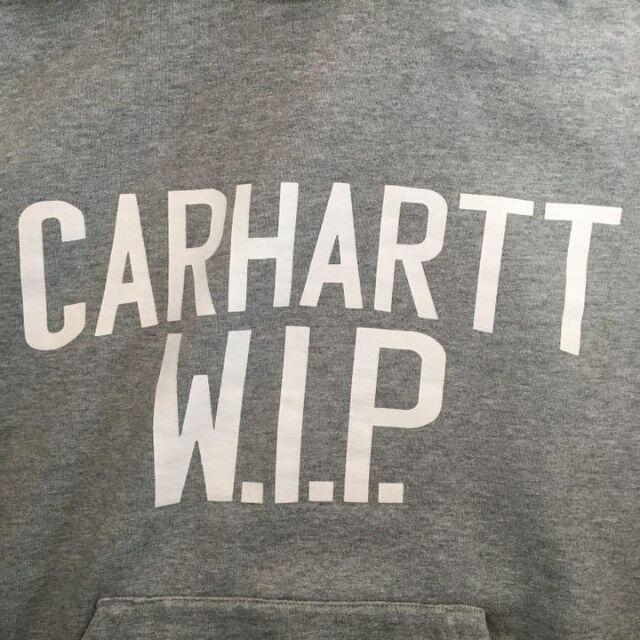 carhartt(カーハート)の【即完モデル‼︎】Carhartt WIP◎カレッジロゴ 灰 パーカー メンズのトップス(パーカー)の商品写真