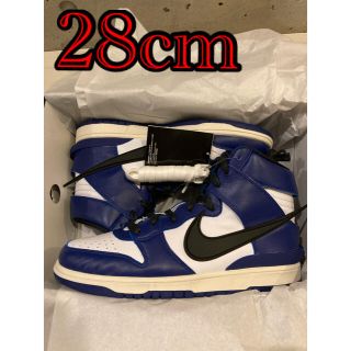 ナイキ(NIKE)のNIKE AMBUSH DUNK HI DEEP ROYAL BLUE 28cm(スニーカー)