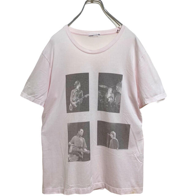 LAD MUSICIAN(ラッドミュージシャン)の【廃盤】ストーンローゼズ デニスモリス フォト Tシャツ メンズ 42 ピンク メンズのトップス(Tシャツ/カットソー(半袖/袖なし))の商品写真