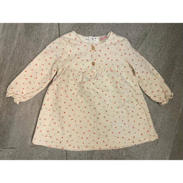 ZARA KIDS(ザラキッズ)の女の子 zara kids 9〜12ヶ月　80㎝まとめ売り　ワンピース　トップス キッズ/ベビー/マタニティのベビー服(~85cm)(ワンピース)の商品写真